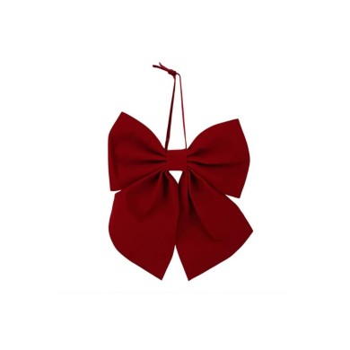 Decorative Velvet Bow - Bordeaux - 22x28cm Decorative Velvet Bow - Bordeaux - 22x28cm