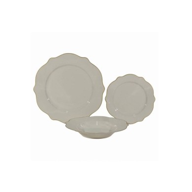 Porcelain Dinner Set Gold Rim - 18pcs Porcelain Dinner Set Gold Rim - 18pcs