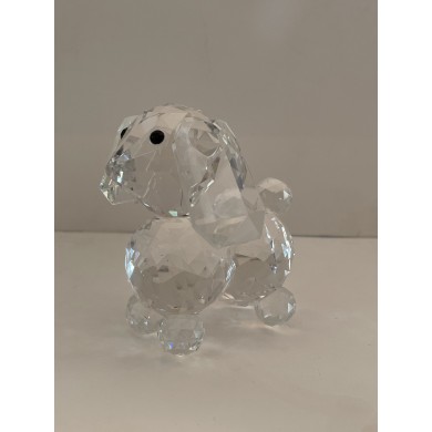 Decorative Accessory Dog Glass-Crystal Design H9.5cm