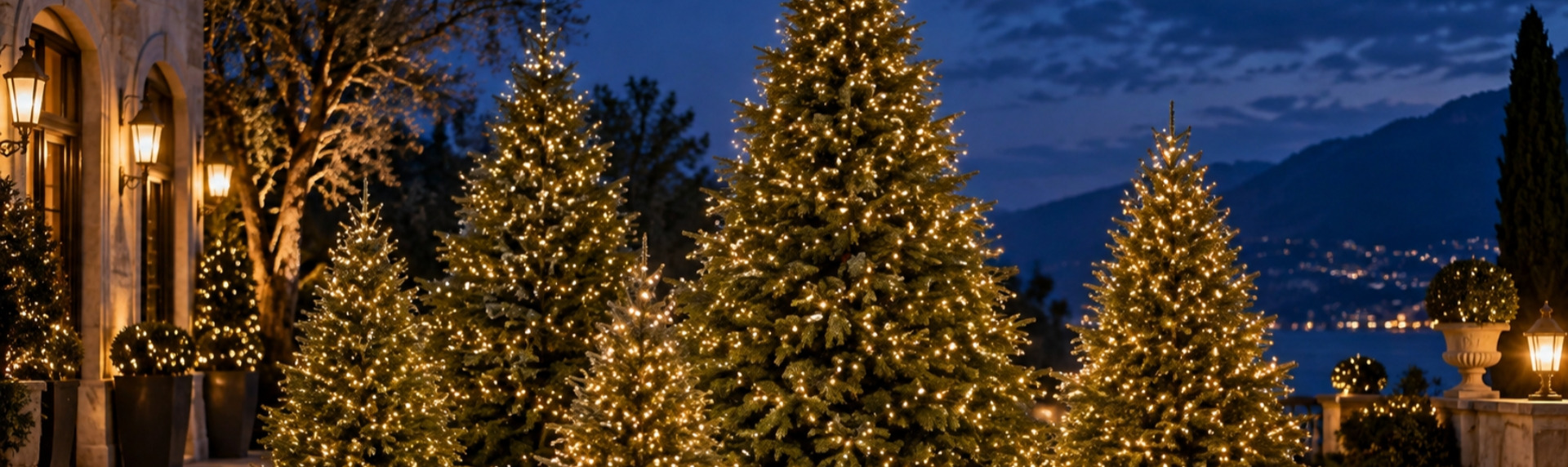 Outdoor Christmas Decorations with Lights